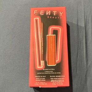 Fenty Beauty Lip Duo in Rich Brown and Coral